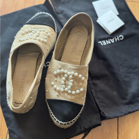 Authentic Chanel Espadrilles Size 39 - Picture 1 of 9
